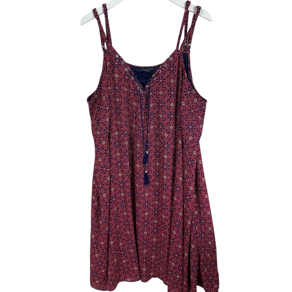 Addition Elle  plus size Red and Blue Mini  strap Dress size 20